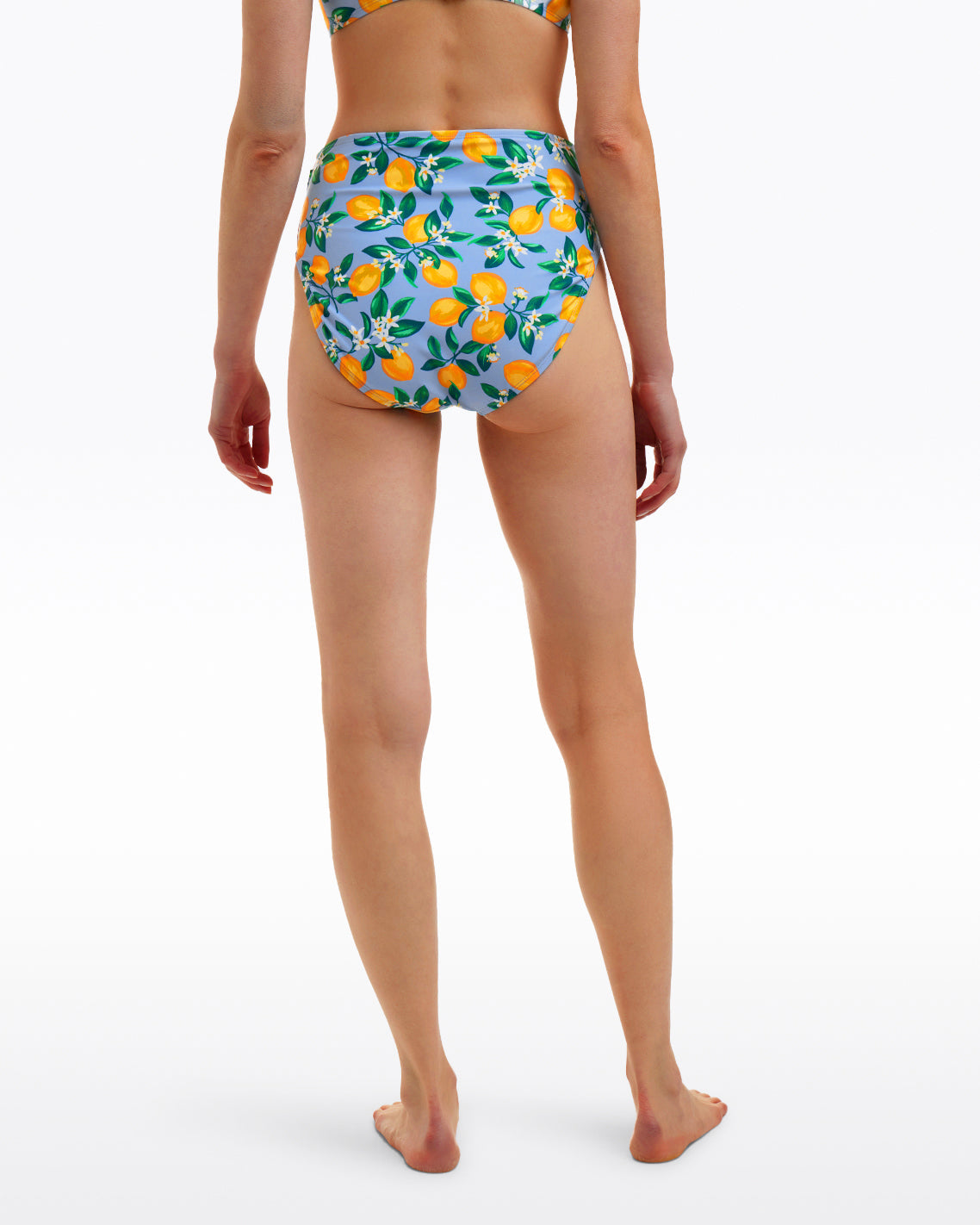 Lemon Blossom High Waist Bottom with Belt Lemon Blossom - Draper James