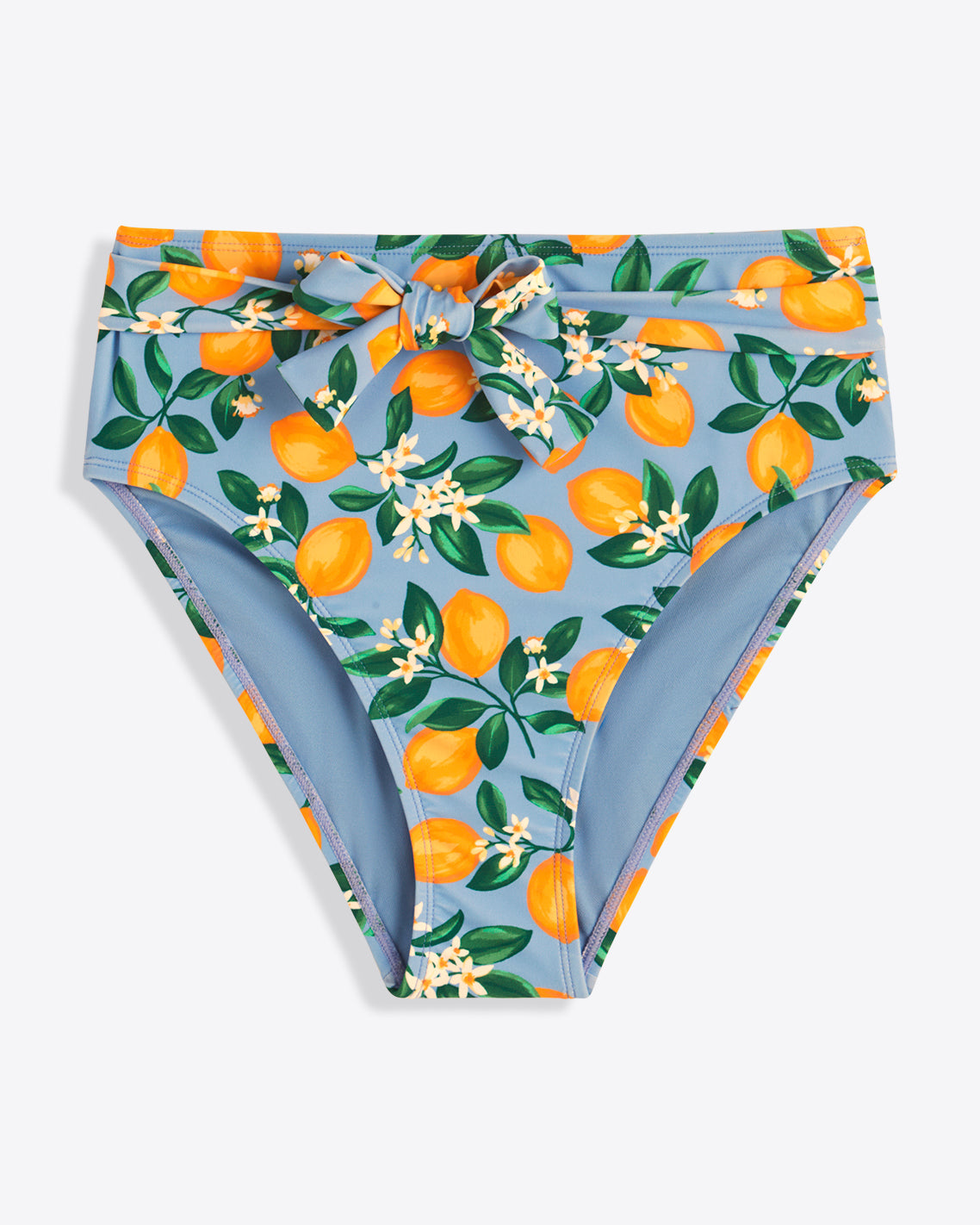 Lemon Blossom High Waist Bottom with Belt Lemon Blossom - Draper James