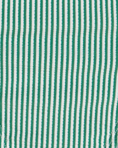 Seersucker High Waist Swim Bottom – Classic Green - Draper James