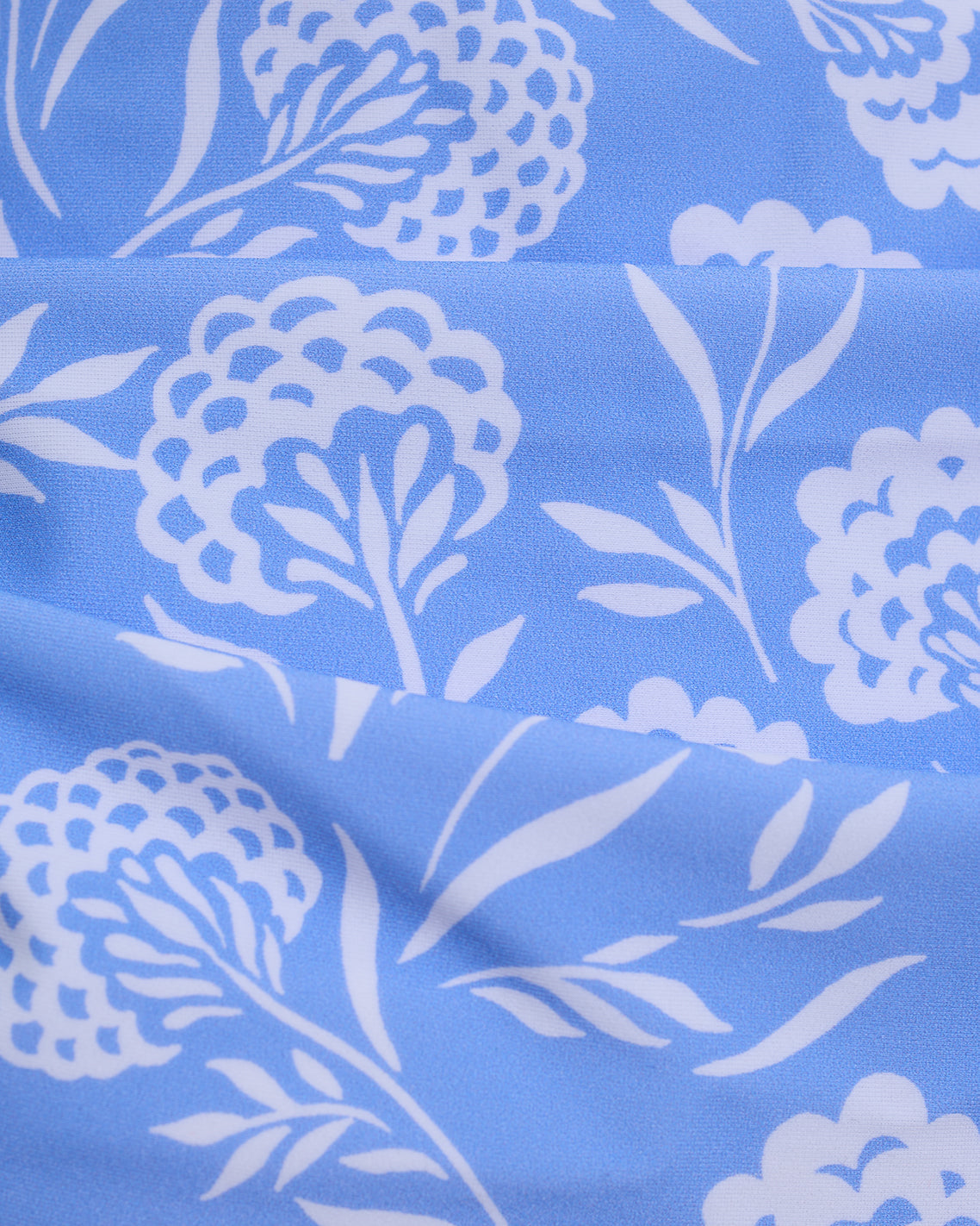 Abstract Dahlia Tankini Top Light Blue Abstract Dahlia - Draper James