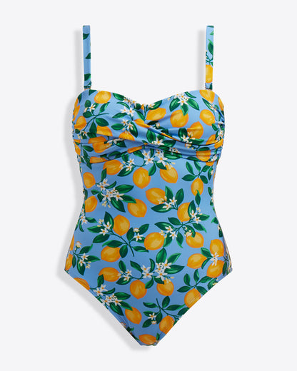 Lemon Blossom Bandeau One Piece Lemon Blossom - Draper James