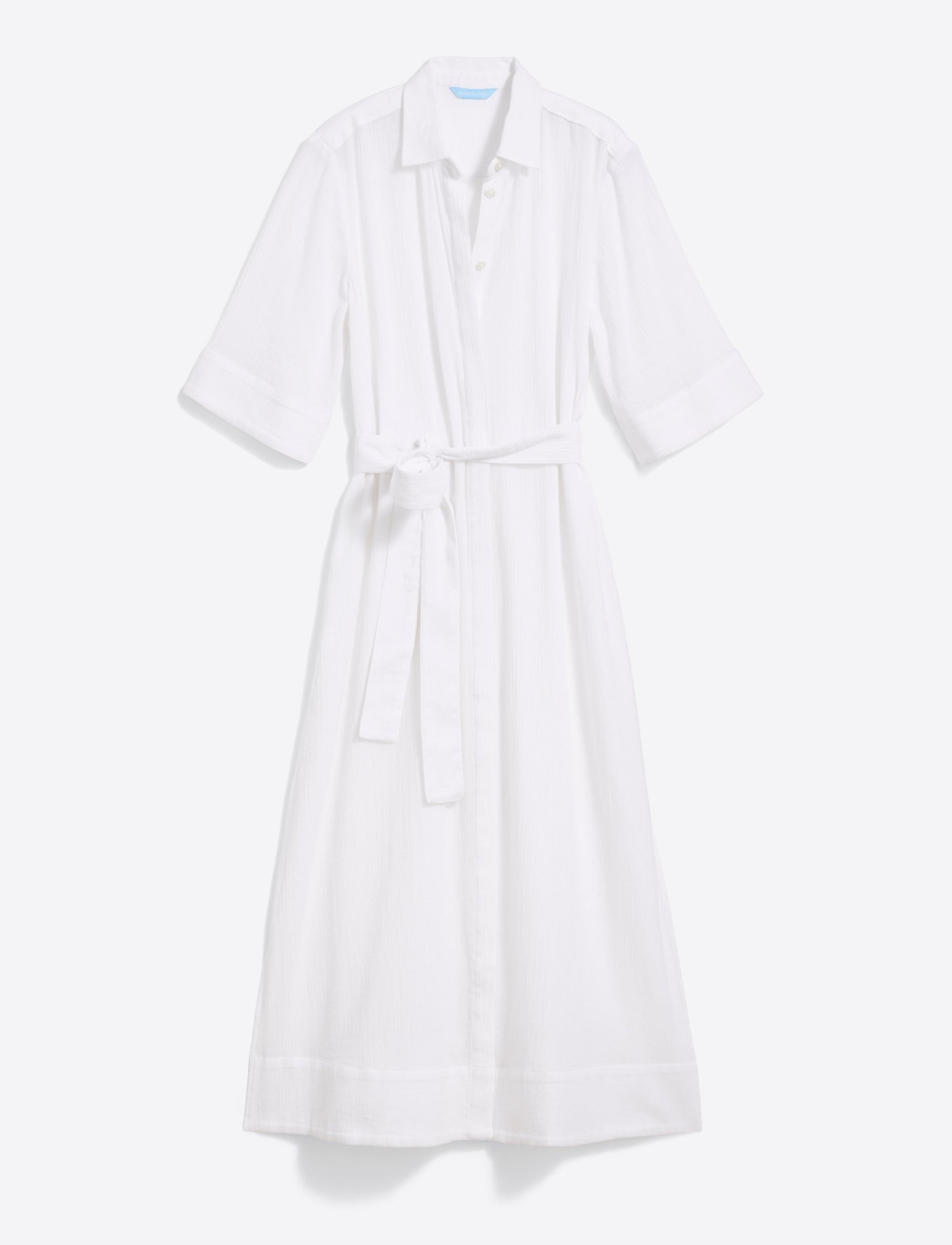Crinkle Cotton Coverup White Crinkle Cotton - Draper James