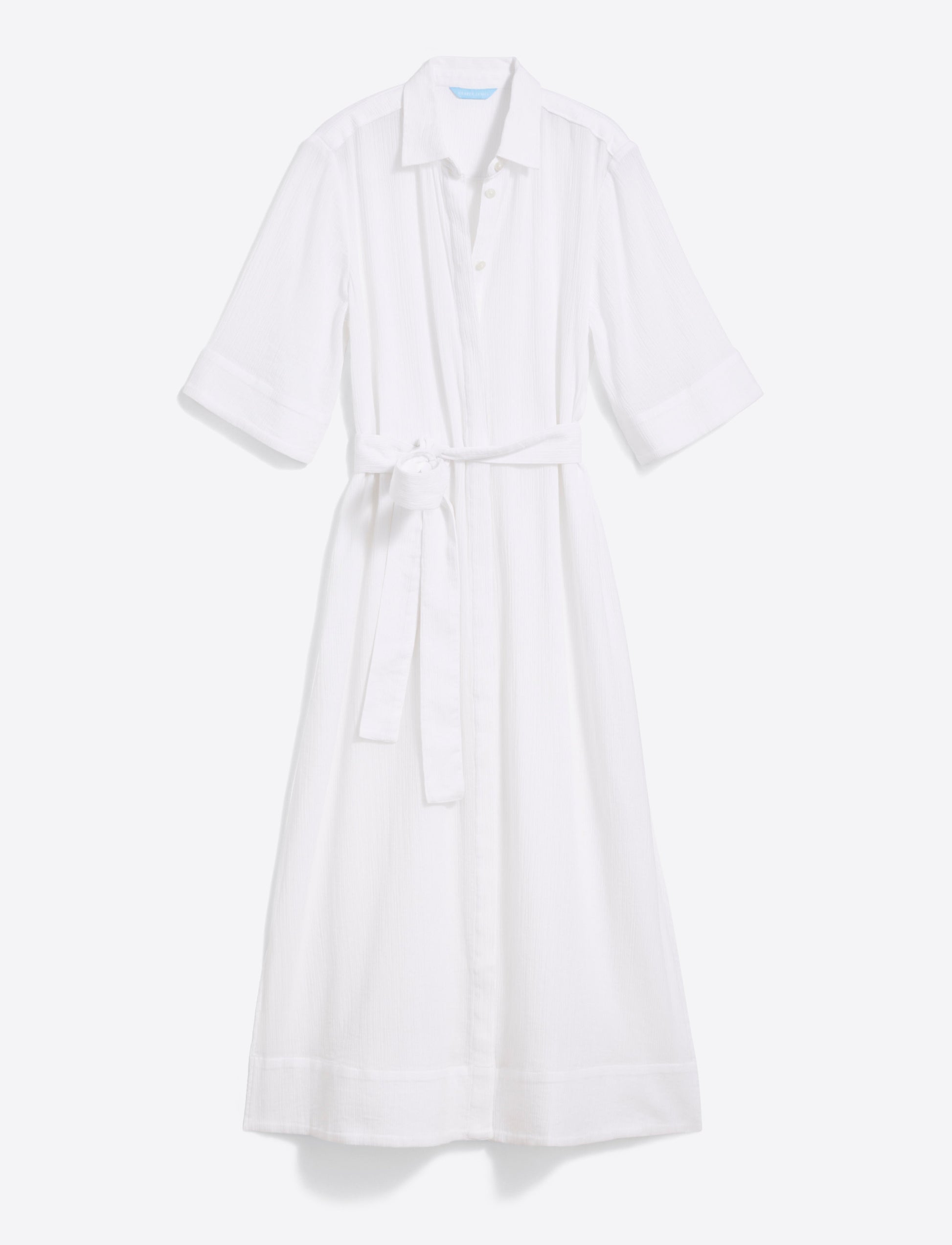 Crinkle Cotton Coverup White Crinkle Cotton - Draper James