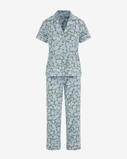 Short Sleeve Linda in Shell Fan Green Multi - Draper James