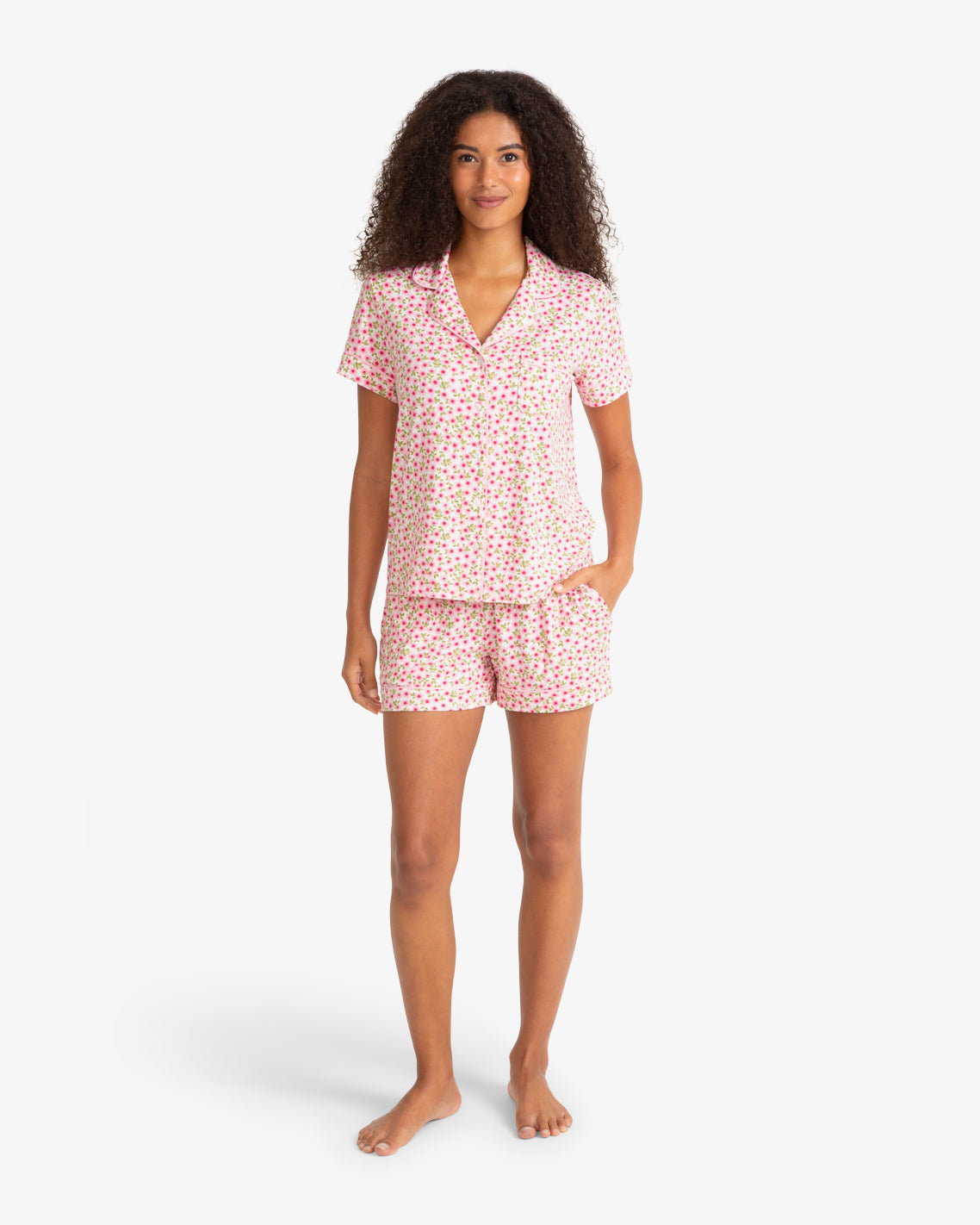 Sara Pajama in Wild Rose Pink Multi - Draper James