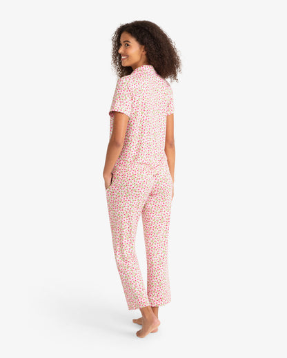 Short Sleeve Linda in Wild Rose Pink Multi - Draper James
