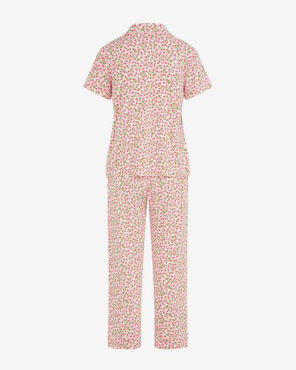Short Sleeve Linda in Wild Rose Pink Multi - Draper James