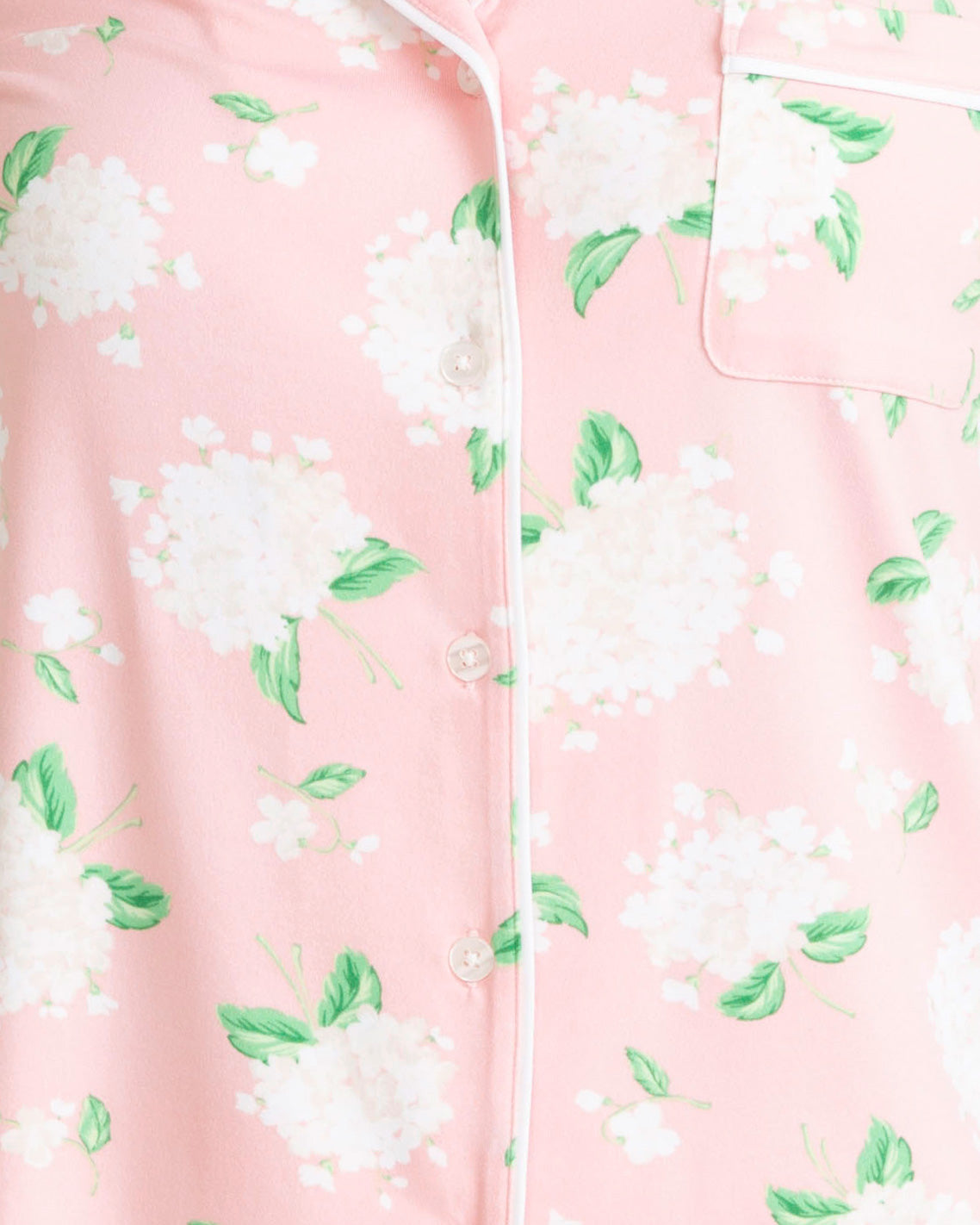 Linda Pajama Set in Hydrangeas Pink Multi - Draper James