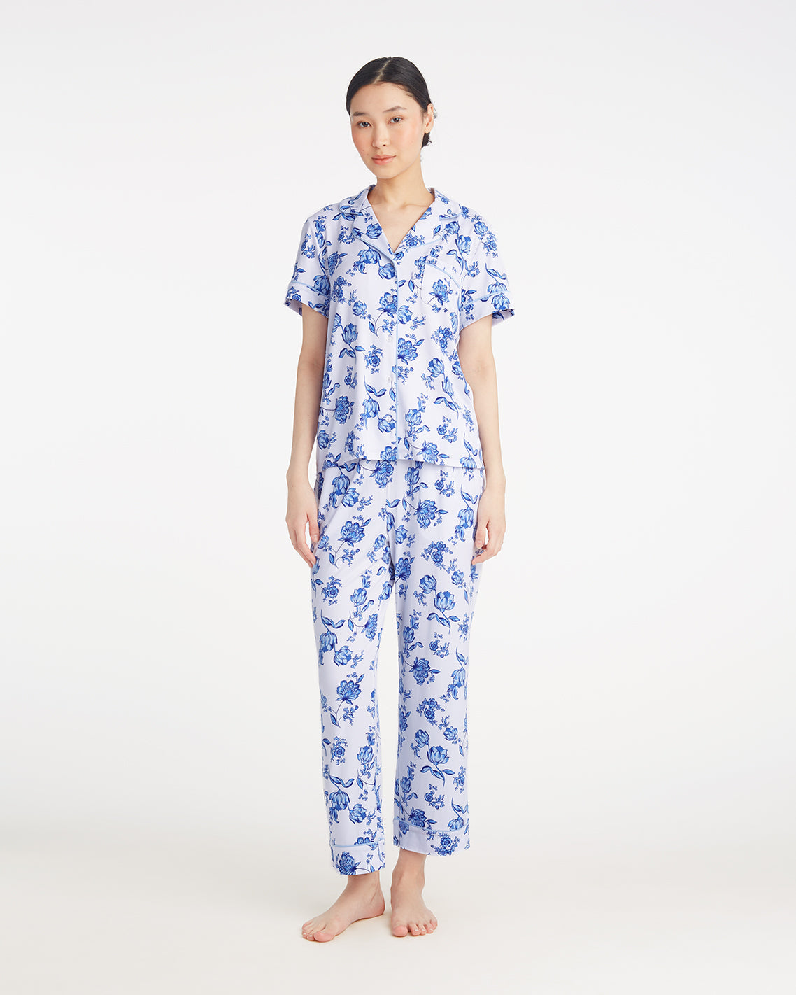 Linda Pajama Set in Magnolia Toile Magnolia Toile - Draper James