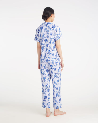 Linda Pajama Set in Magnolia Toile Magnolia Toile - Draper James
