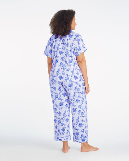 Linda Pajama Set in Magnolia Toile Magnolia Toile - Draper James