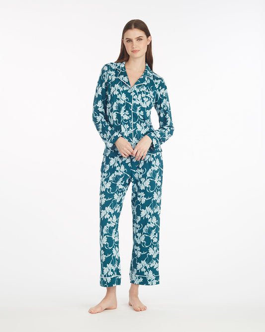 Long-Sleeve Linda Pajama Set in Wild Grove Wild Grove - Draper James