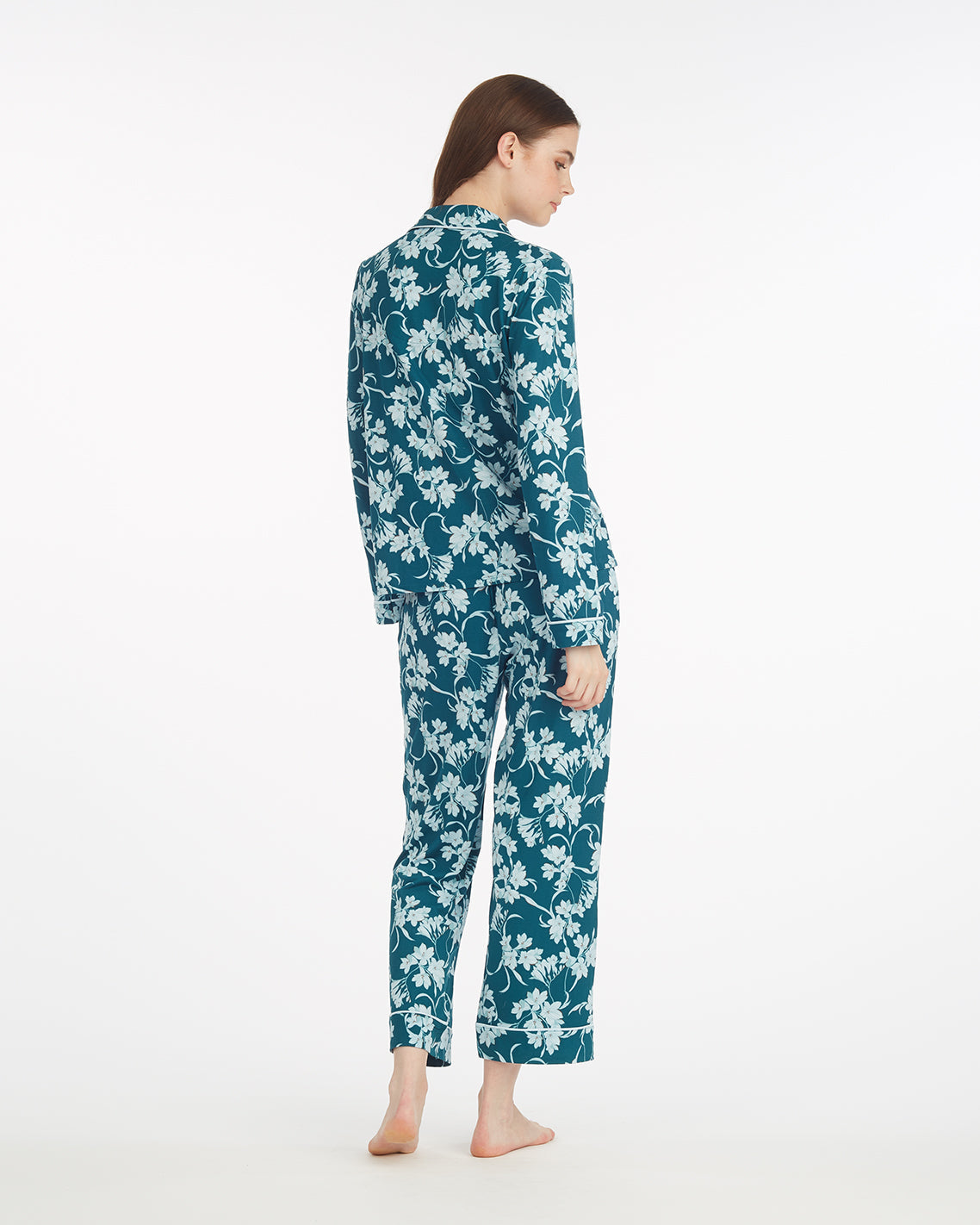Long-Sleeve Linda Pajama Set in Wild Grove Wild Grove - Draper James