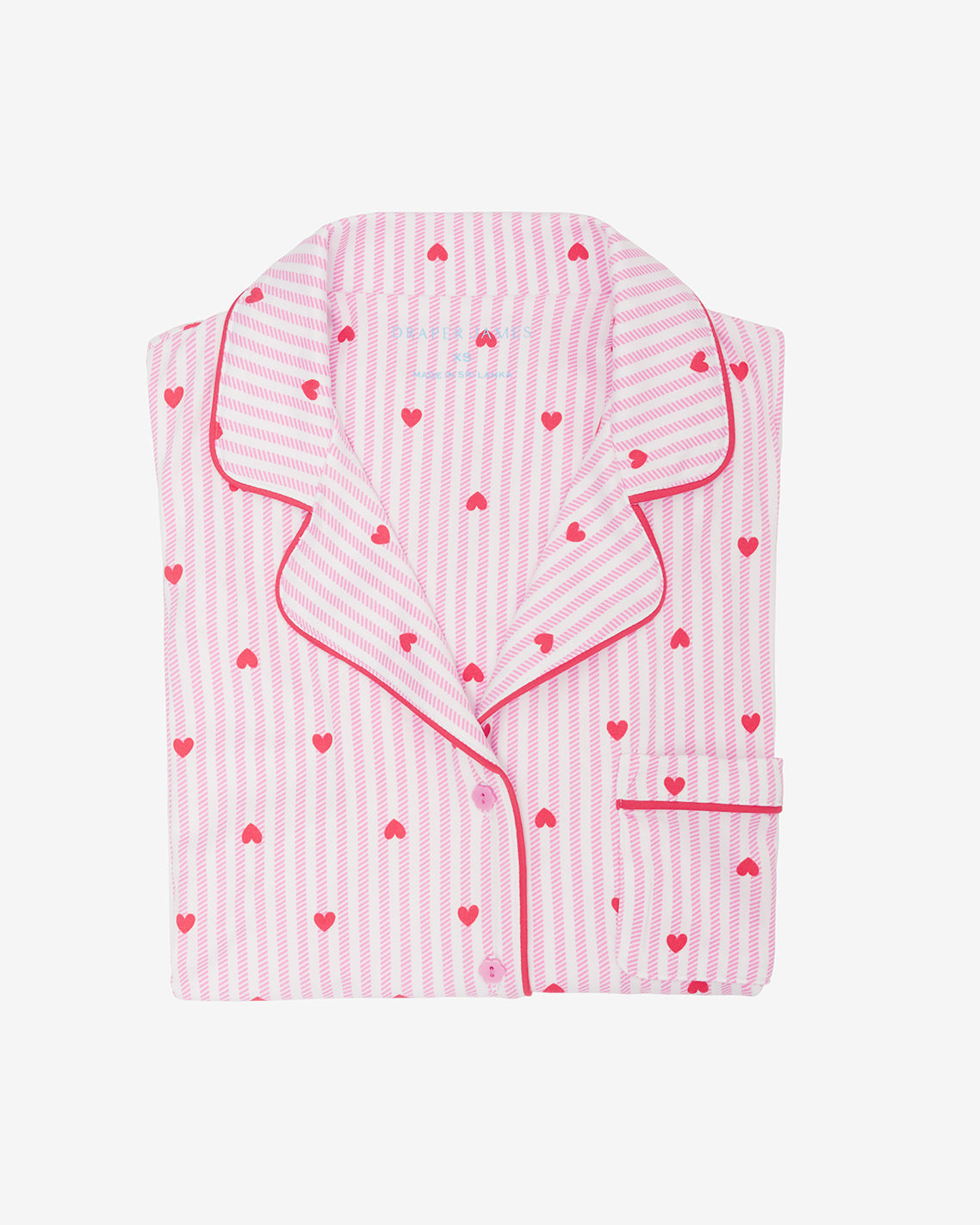 Linda Pajama Set in Sweetheart Stripes Sweetheart Stripes - Draper James