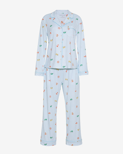 Linda Long-Sleeve Pajama Set in Winter Wonderland Winter Wonderland - Draper James