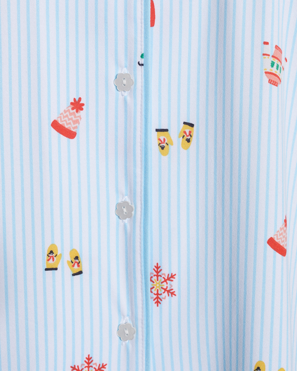 Linda Long-Sleeve Pajama Set in Winter Wonderland Winter Wonderland - Draper James