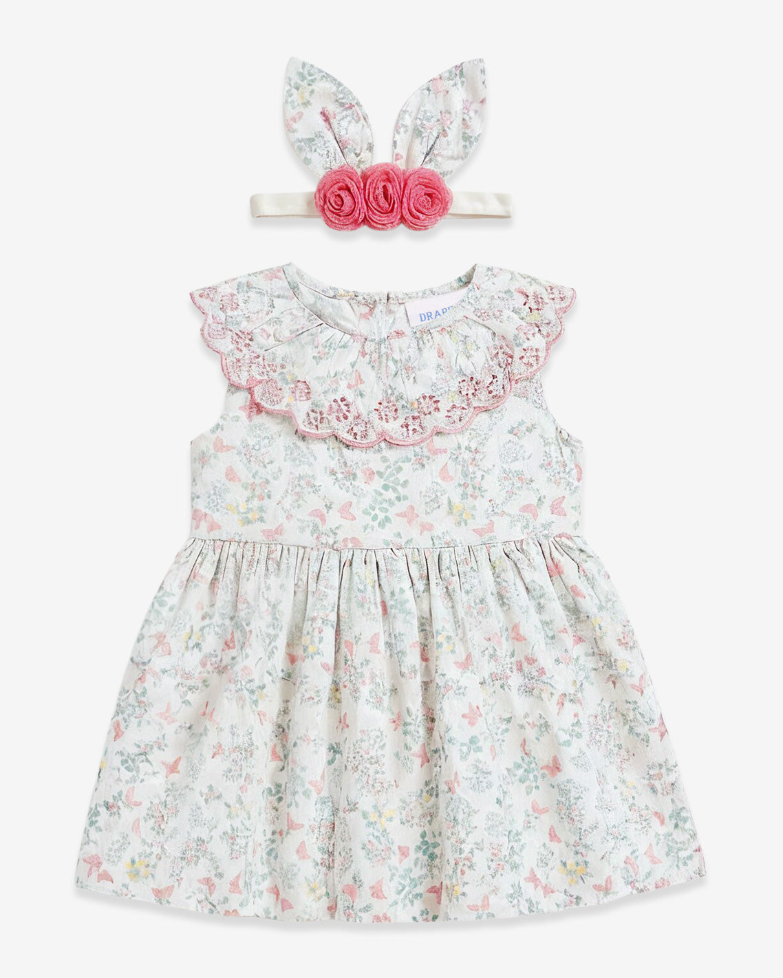 Easter Print Dress with Headband Multicolor - Draper James