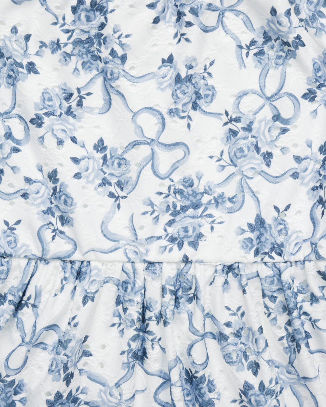 Denim Jacket Floral Dress Set Blue - Draper James