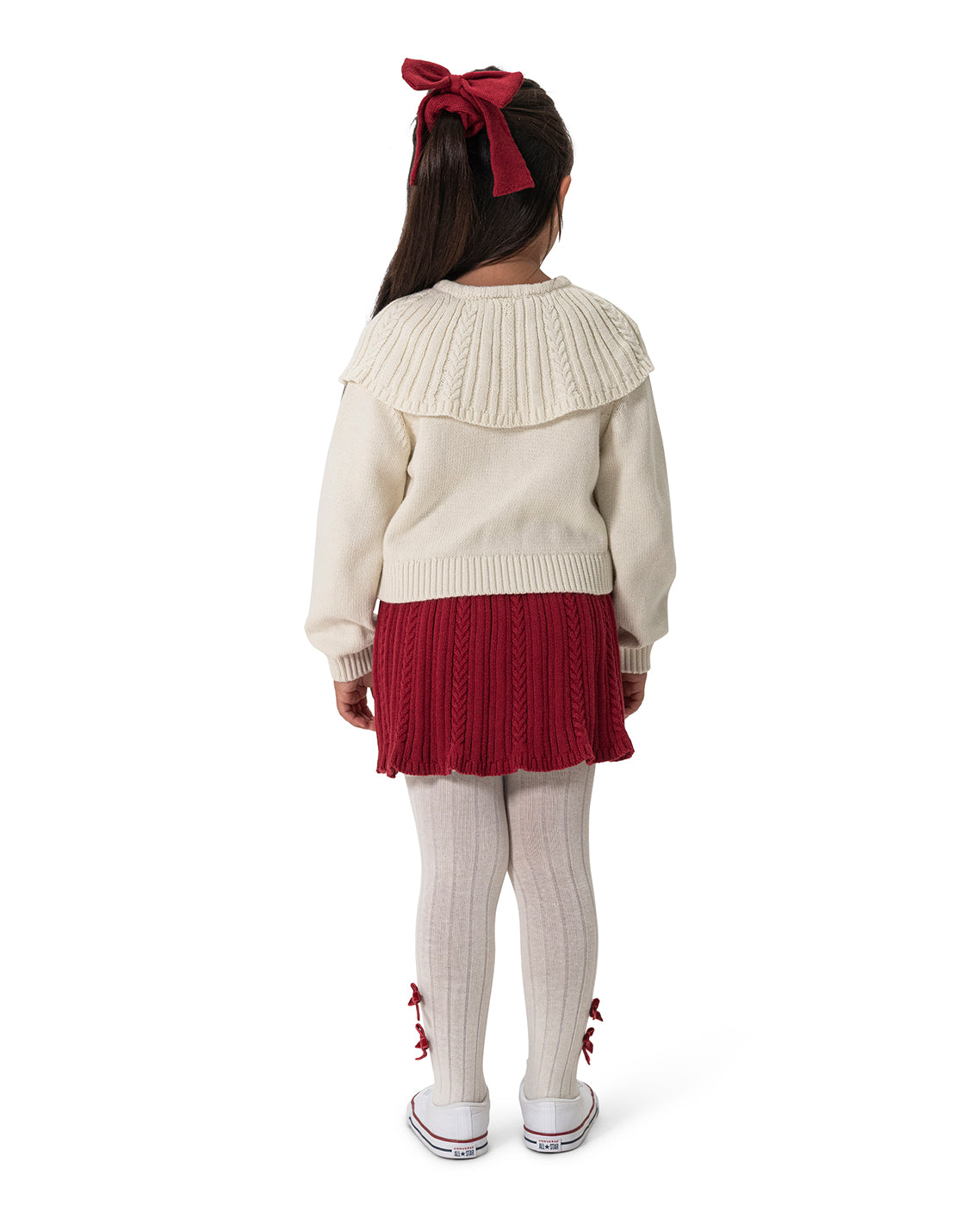 Girls Sweater & Skirt Set – Alternate Color Magnolia White Multi - Draper James