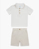 Tan/White