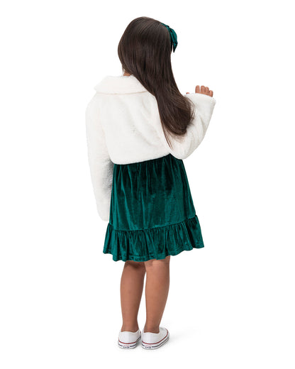 Girls Jacket and Dress Set Green Multi - Draper James