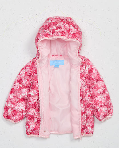 Girls Zip Up Printed Coat Pink - Draper James