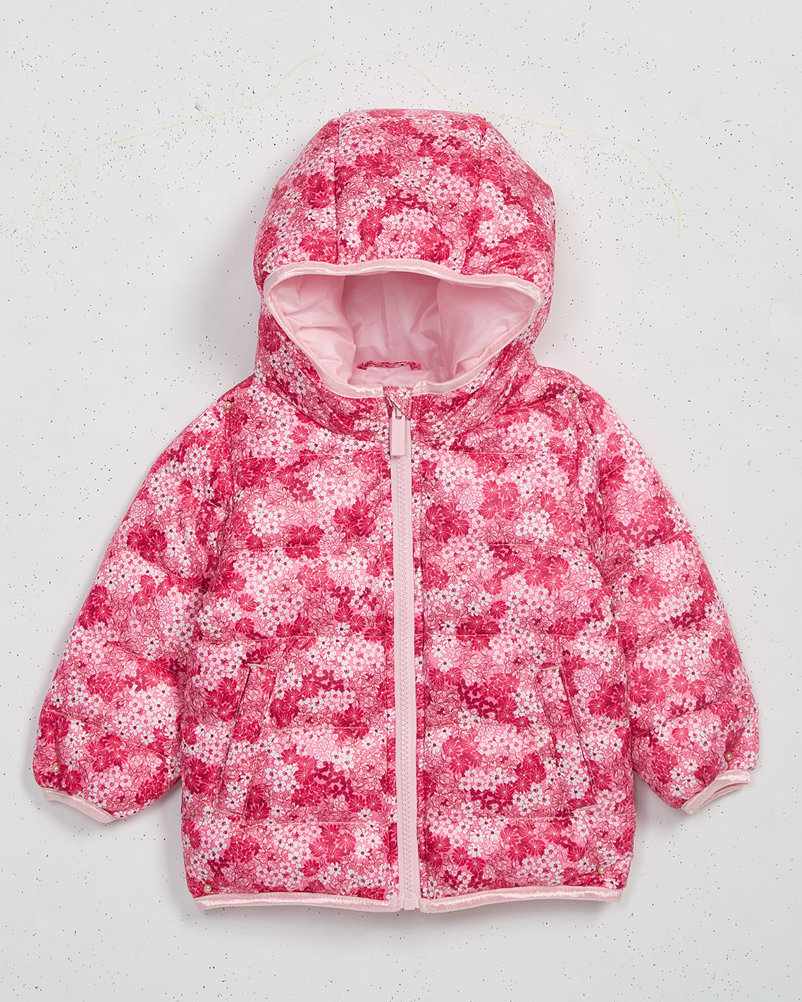 Girls Zip Up Printed Coat Pink - Draper James