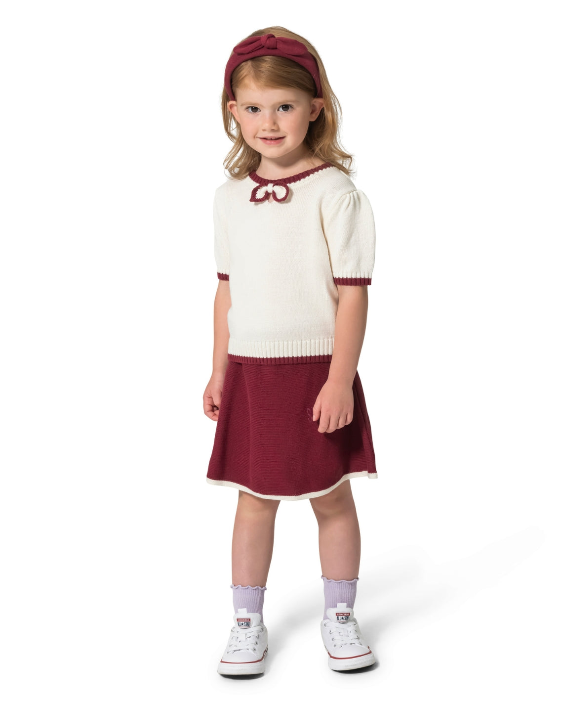 Girls' Top, Skirt And Headband Set Raspberry Pink - Draper James