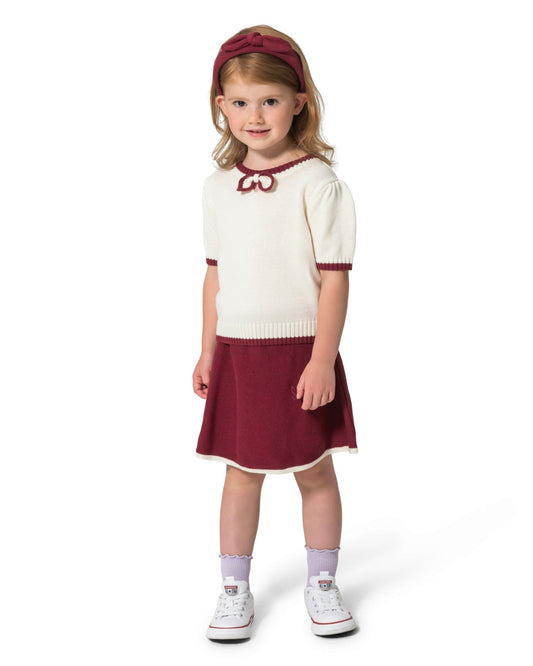 Girls' Top, Skirt And Headband Set Raspberry Pink - Draper James