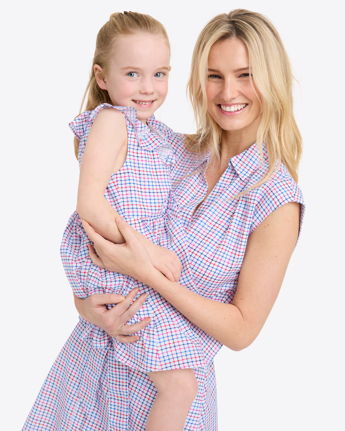Girls Ruffle Dress | Kids Dresses by Draper James Stitched Grid - Draper James