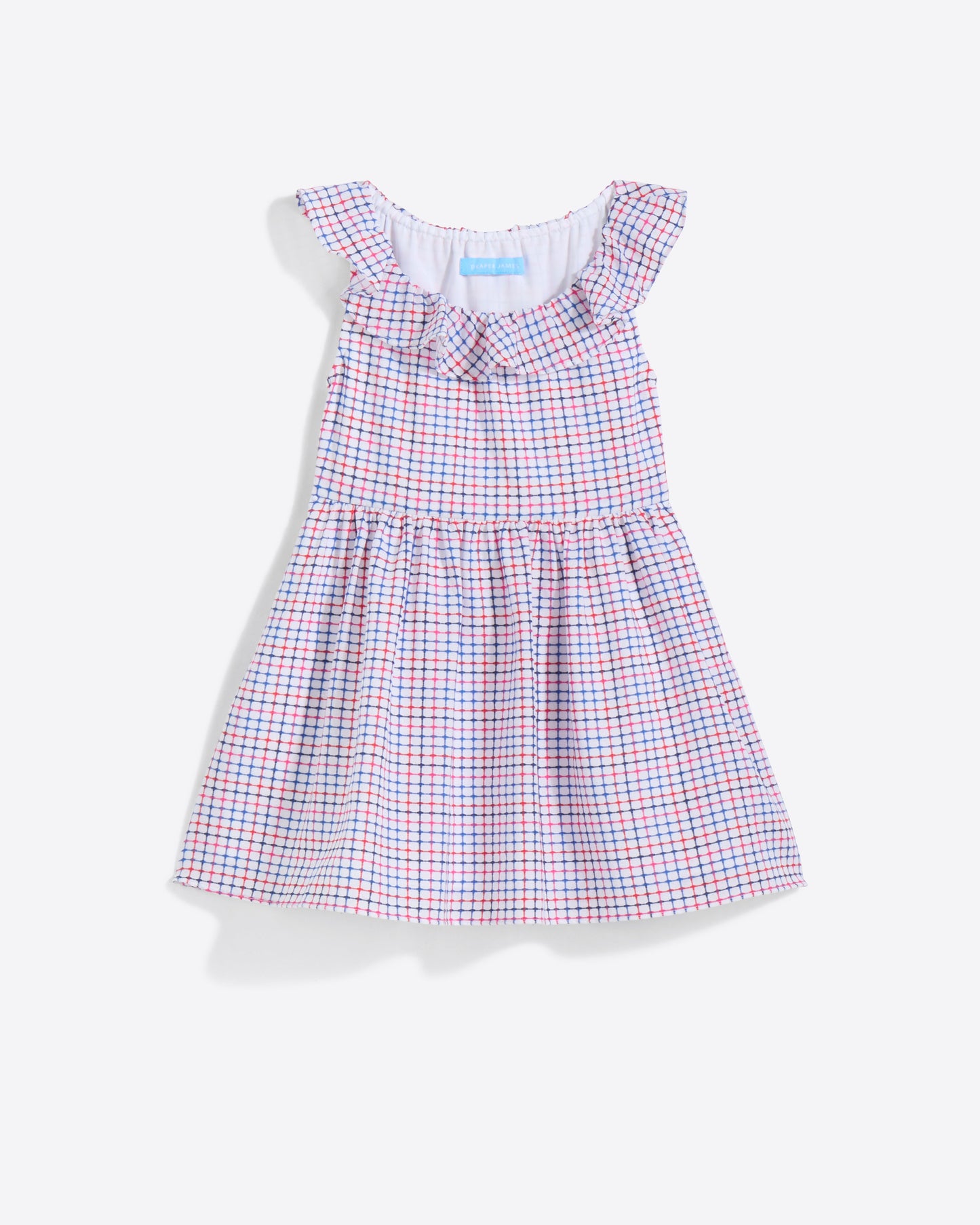 Girls Ruffle Dress | Kids Dresses by Draper James Stitched Grid - Draper James