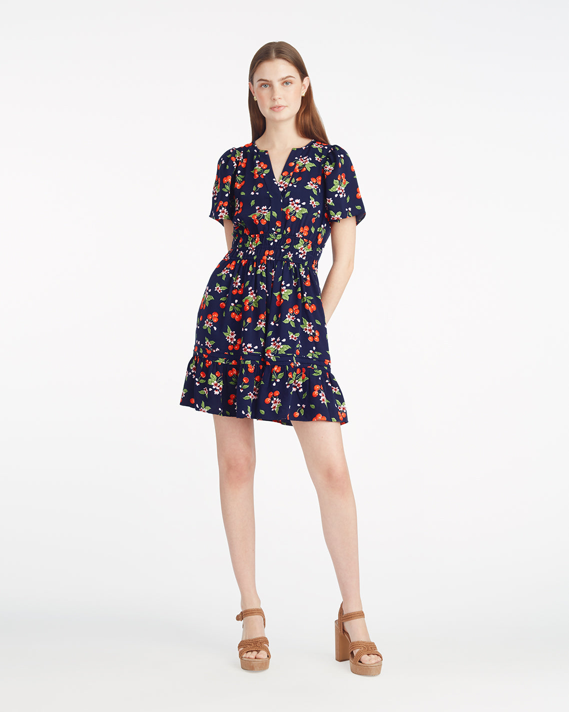 Wilson Mini Dress in Cherry Blossom Cherry Blossom - Draper James