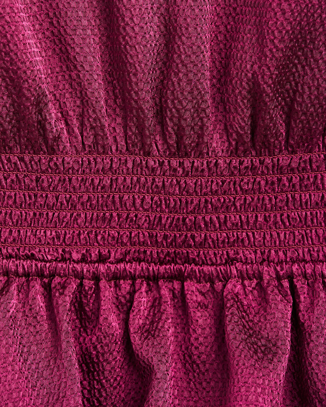 Alana Tiered Dress in Hammered Satin Raspberry Pink - Draper James