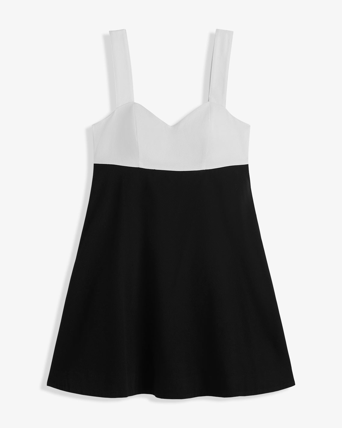 Henrietta Mini Dress in Black and White Black - Draper James