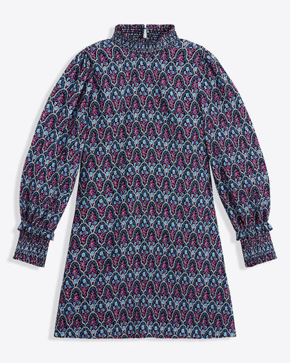 Long-Sleeve Shift Dress Black Multi - Draper James