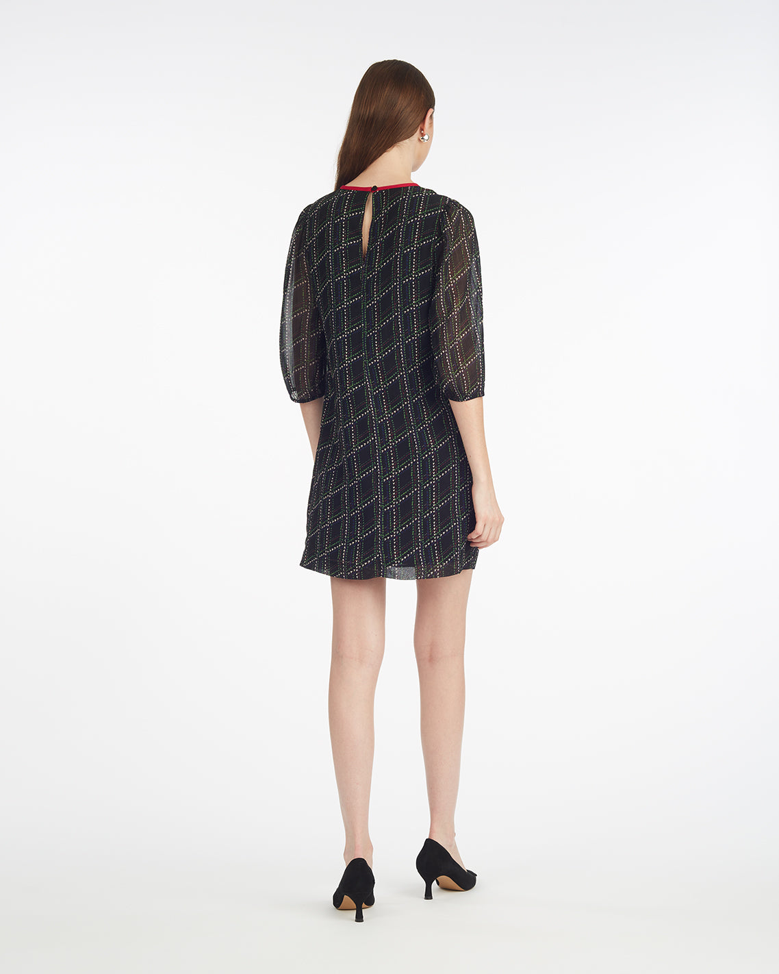 Ava Mini Dress in Dainty Check Dainty Check - Draper James