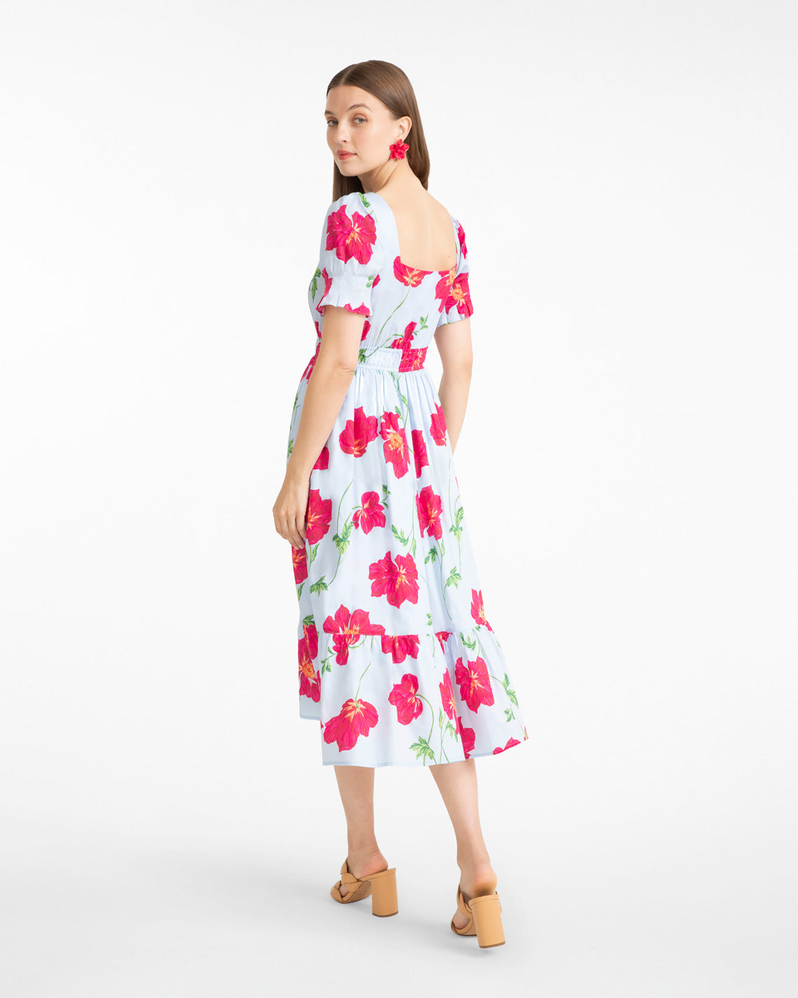 Elodie Midi Dress | Women's Midi Dresses by Draper James Blue Multi - Draper James