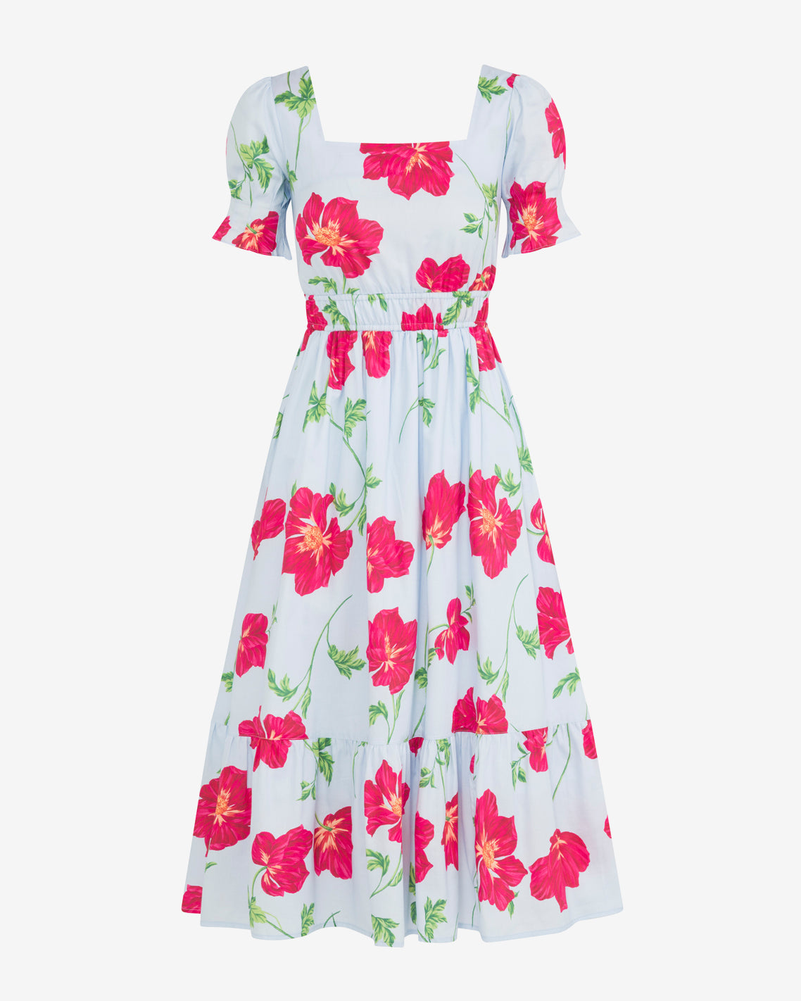 Elodie Midi Dress | Women's Midi Dresses by Draper James Blue Multi - Draper James