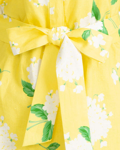 Benson Midi Dress in Floral Yellow - Draper James