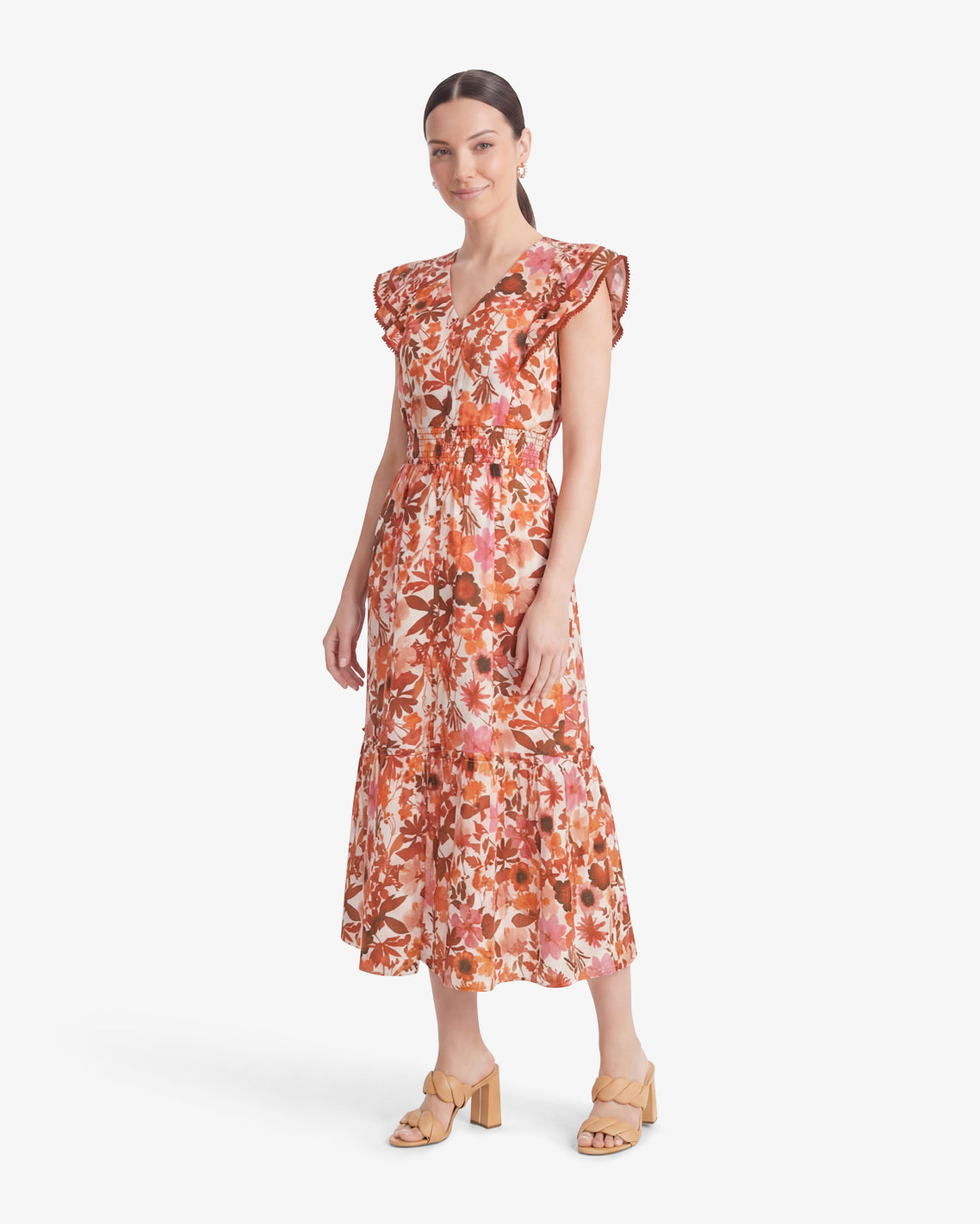 Meg Midi Dress in Botanical Garden Botanical Garden - Draper James