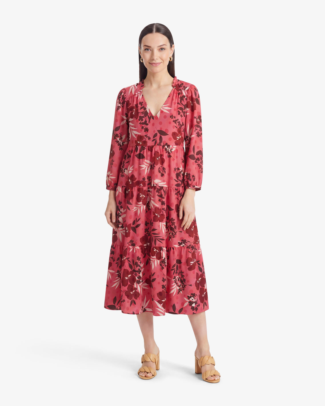 Katie Midi Dress in Spring Floral Spring Floral - Draper James