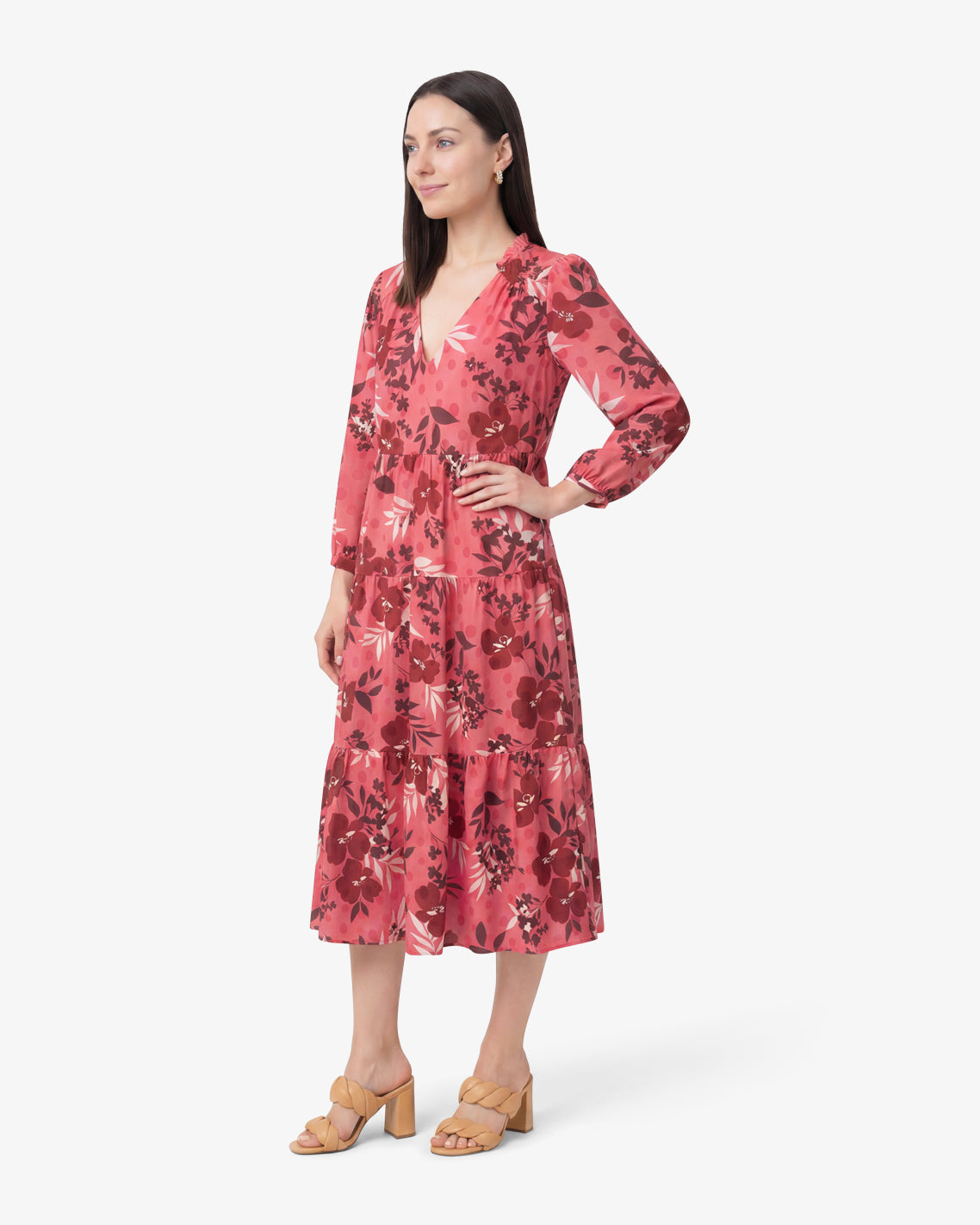 Katie Midi Dress in Spring Floral Spring Floral - Draper James