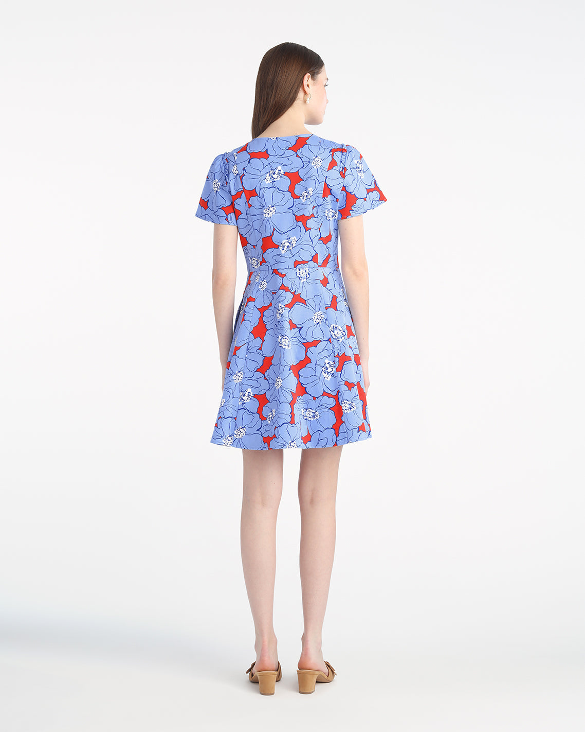 Mae Love Circle Mini Dress in Floating Floral Floating Floral - Draper James