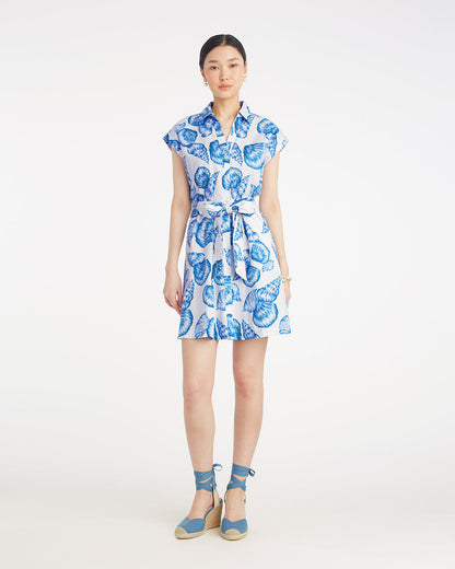 Trisha Shirtdress in Seashells Seashells - Draper James