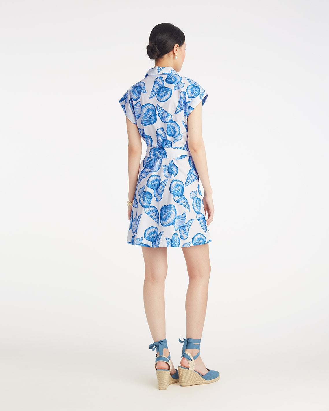 Trisha Shirtdress in Seashells Seashells - Draper James