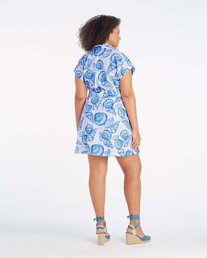 Trisha Shirtdress in Seashells Seashells - Draper James