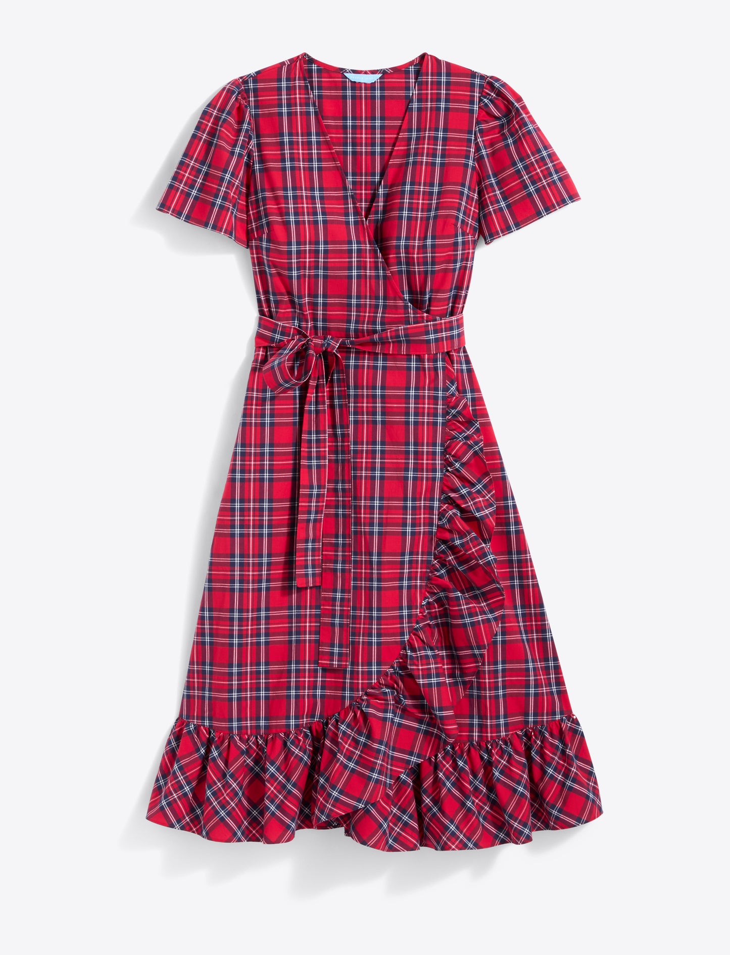 Reba Midi Wrap Dress in Angie Plaid Angie Plaid - Draper James