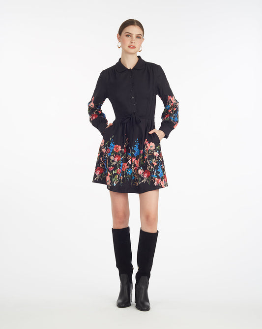 Ellie Shirtdress in Moonlit Blooms Moonlit Blooms - Draper James