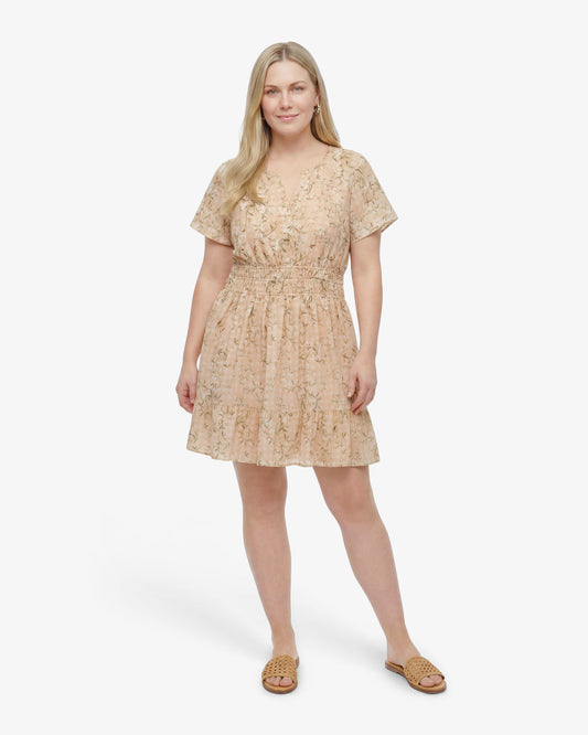 Wilson Mini Dress in Floral Rattan Floral Rattan - Draper James