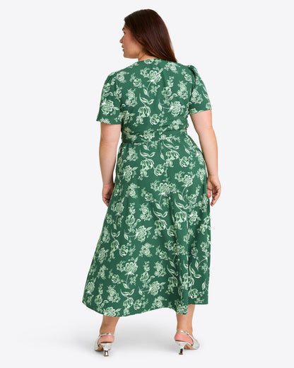 Gigi Wrap Dress | Women's Wrap Dresses by Draper James Magnolia Toile - Draper James